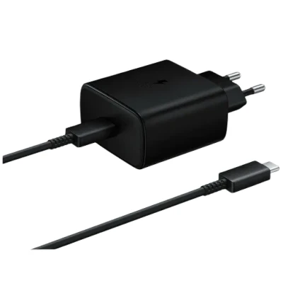 Image de Samsung USB C Chargeur Rapide 45W + Câble EP TA845 Noir