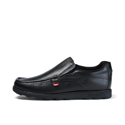 Image de Kickers Homme Fragma15 Slip MTO LTHR Ym Mocassins, Noir (Black), 46 EU