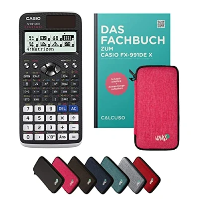 Image de CALCUSO Ensemble Standard Rose avec Calculatrice Casio FX 991DE X ClassWiz (Allemand)