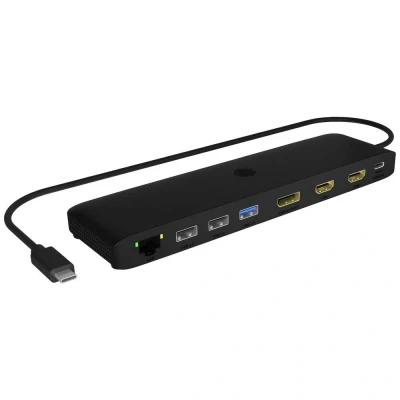 Image de Station d&#039;accueil pour PC portable USB C® ICY BOX IB DK2116 C Sortie vidéo triple Noir