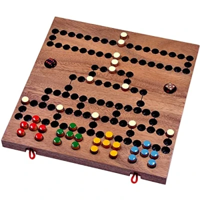 Image de LOGOPLAY Blockade Jeu de dés stratégie société en Bois avec Plateau Pliable