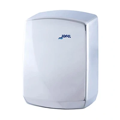 Image de Jofel Sèche mains optique 2000W, avec activation par capteur infrarouge et désactivation automatique, acier inoxydable, protection anti vandalisme, modèle Futura, AA16000 Luminosité