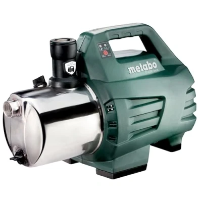 Image de metabo 6.00966E+8 600966000 Bomba de Agua Para jardín P 6000 INOX 1300W altura máx. bombeo 55 m, Vert