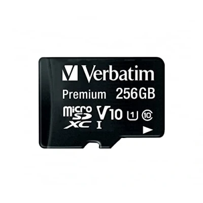 Image de Verbatim Premium U1 256 Go MicroSDXC UHS I Classe 10 Neuf