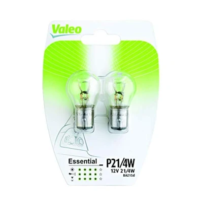 Image de Valeo Ampoules Halogène, P21/4W Essential Blister x2, 32110, Set de 2