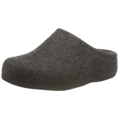 Image de Fitflop Femme Sabots en Feutre Shuv, Tout Noir, 36 EU