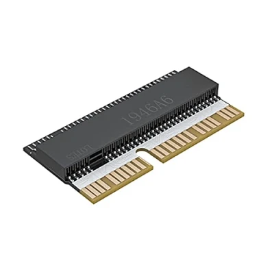 Image de NGFF M.2 NVMe SSD Convert Carte adaptateur pour mise à niveau de MacBook Air 2013 2014 2015 2016 2017 et Mac Pro Retina (Noir)