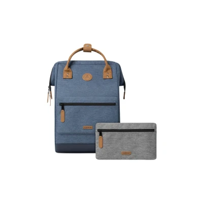 Image de CABAIA Modèle Paris Sac à dos avec 2 poches Maxi 25L Déperlant et Garantie vie Elegant pour Homme Femme Ecole, Voyage Affaires Certifié Vegan