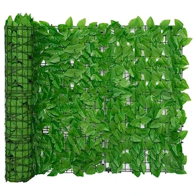 Image de Écran de balcon Noname 500x100 cm Polyéthylène Tissu Vert