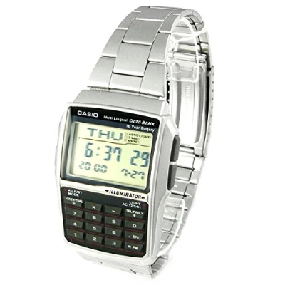 Image de Casio Youth Digital Data Bank 5 Alarm Multi Lingual DBC 32D 1ADF 1 Montre Homme
