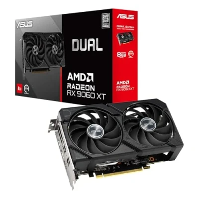 Image de ASUS DUAL RX9060XT 8G AMD Radeon RX 9060 XT 8 Go GDDR6 Neuf