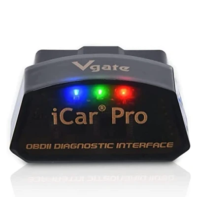 Image de Vgate iCar Pro Valise Diagnostic Auto OBD2 Bluetooth 4.0 (BLE) Scanner OBD2/Lecteur de Code OBDII Elm 327 V 2.3 pour système Android/iOS, Compatible avec App Torque