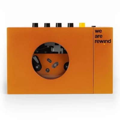Image de We Are Rewind Orange Lecteur Cassette Portable