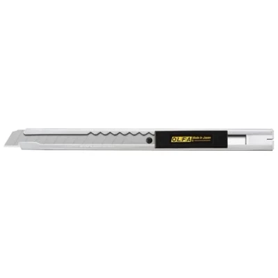 Image de OLFA Cutter SVR 1, Acier Inoxydable, noir et jaune, 13 x 1 0,4 cm