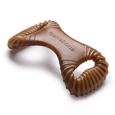 Image de Benebone Jouet à mâcher Durable pour Chien agressif, véritable cacahuète, Taille Moyenne, Design mis Jour.