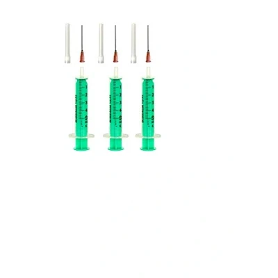 Image de AE GLAS Kit seringue de Laboratoire avec Aiguille émoussée Différentes Tailles pour E Liquid Aroma Hobby et Bricolage, Chlorure polyvinyle Polyéthylène (pièce 3x 5ml)