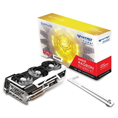 Image de Sapphire Technology Nitro+ AMD Radeon RX 6950 XT Pure Gaming OC 16GB GDDR6 HDMI/Triple DP 11317 04 20G Noir