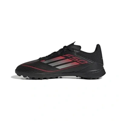 Image de adidas Performance F50 League TF Unisex Chaussures de foot multicrampons pour enfants, Taille: 29, Core black/iron metallic/lucid red