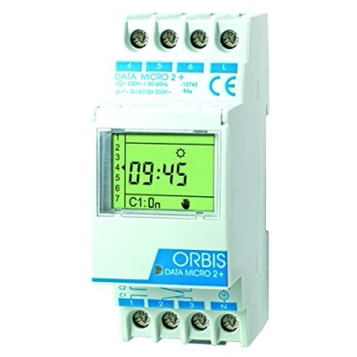 Image de Data Micro 2 + 230 V.INTERRUPTOR HORARIO Digital.2 CIRC.CONMUT.DIA/SEMANA 32 MEMO.PULSO 1 59 S