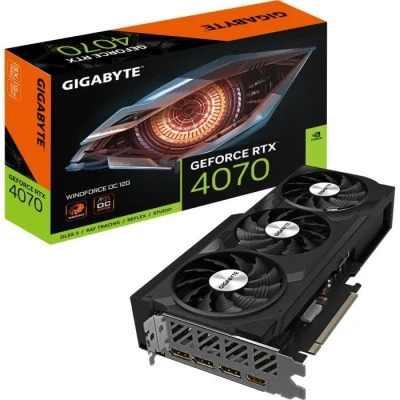 Image de Carte graphique GeForce RTX™ 4070 WINDFORCE OC 12G GV N4070WF3OC 12GD Neuf