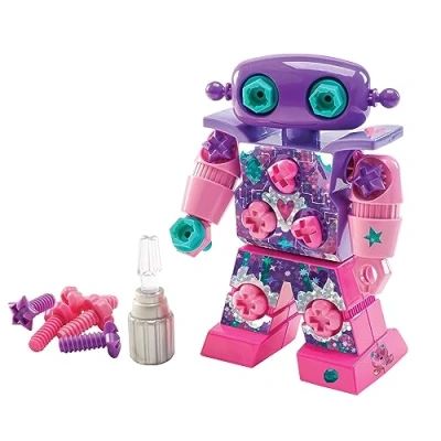 Image de Learning Resources Design &amp; Drill Sparklebot Robot Jeu de construction 23 pièces avec visseuse électrique, jouet éducatif et scientifique, , créatif / STEM unisexe, 3+