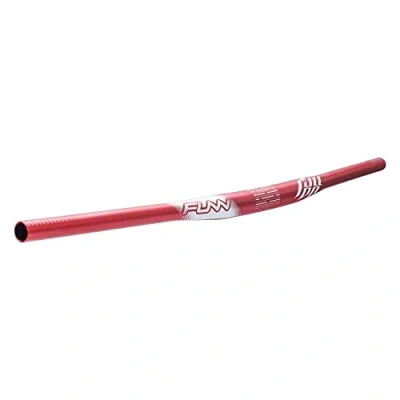 Image de FUNN Full on Cintre VTT avec Serrage de 31,8 mm et Largeur 810 mm, Un rehaussé en Alliage Robuste léger pour VTT, BMX vélo Route, rehausse 7 (Rouge)