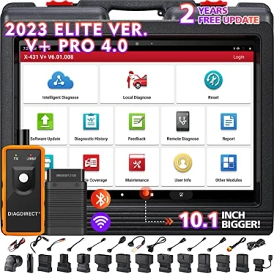 Image de LAUNCH X431 V+ Pro 4.0 Valise Diagnostic Auto, Convient aux Camions HD, Version Mondiale, Codage en Ligne de l&#039;ECU, 41+ Services, AutoAuth FCA SGW, 2 Year Free Update, Tous Les Systèmes