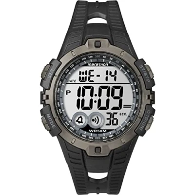 Image de Marathon Unisex T5K802 Digital LCD Noir Résine