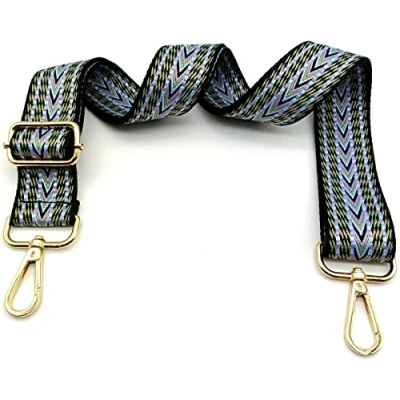 Image de Keriocusi Bandouliere de Rechange Sac Reglable Bleu, Sangle a Main Remplacement, Universelles mit Boucle Dore pour Femme à Main, Bandoulière, 21