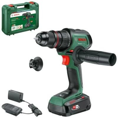 Image de Bosch Perceuse visseuse sans fil AdvancedDrill 18V 80 (percer et visser ; système 78 Nm mandrin mét. 13 mm embout magnét; poignée aux; avec batterie chargeur)