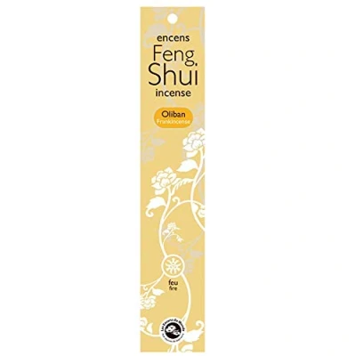 Image de AROMANDISE Encens Feng Shui Feu Oliban, Extraits de Plantes, Beige, 0.5 x 5.5 29.5 cm ECF2