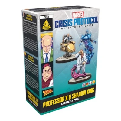 Image de Marvel : Crisis Protocol Professor X &amp; Shadow King Character Pack Manipulateurs mystiques avec des capacités Uniques Jeu de Super héros Table, à partir 14 Ans, 2 Joueurs, 90 Minutes Jeu,