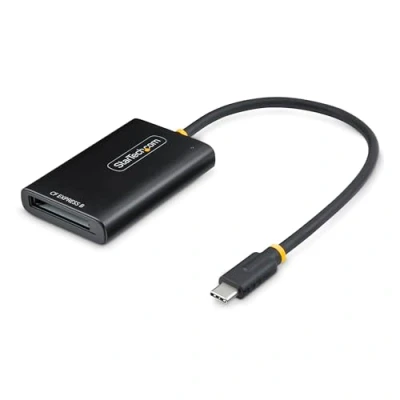 Image de StarTech.com Lecteur de Cartes USB C CFexpress Type B, 10Gbps, Mémoire Portable, Adaptateur vers CF Express 2.0, Fonctionne avec Tous les Systèmes d&#039;Exploitation Neuf