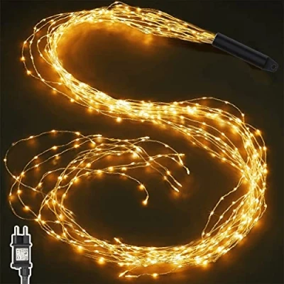 Image de Joycome Guirlande Lumineuse Sapin Noël 2M 200 LED Lumières de Alimenté avec Prise, 8 Modes Lumineux Cascade Vigne pour Interieur Exterieur Décoration