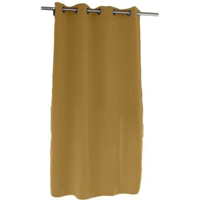 Image de ED ENJOY HOME Rideau Occultant avec Œillets argentés, Jaune, 140x180cm, 100% Polyester, Tissu Certifié Oeko TEX, Collection Réglisse