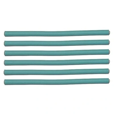 Image de Efalock Professional Lot de 6 bigoudis flexibles 8 mm Vert