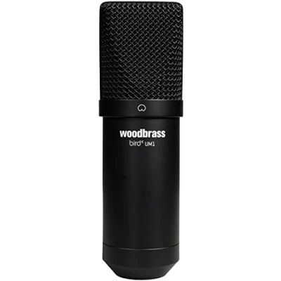 Image de Bird Woodbrass UM1 Noir Microphone USB Cardioïde à Condensateur PC et Mac pour Broadcast Enregistrement Streaming, Podcasting, Conférence, Home Studio Mao, Voix Off