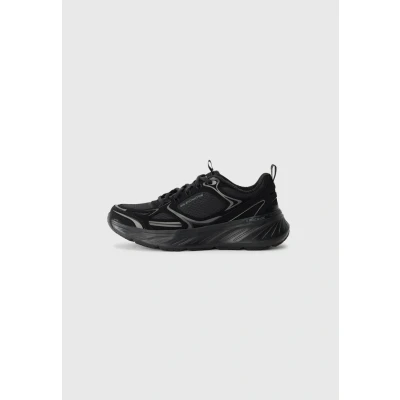Image de Skechers Edgeride Baskets basses, Femme, Taille: 39, Black mesh/duraleather/trim Chaussures