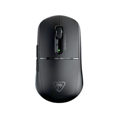Image de Turtle Beach Burst II Air Souris Gaming sans Fil 2,4 GHz : ultralégère avec 47 g, Touches optiques, symétrique, capteur Optique 26 000 PPP, Bluetooth, autonomie 120h, câble USB C Noir