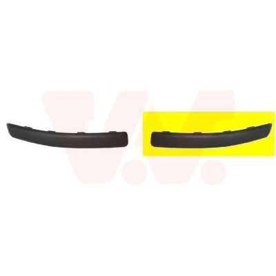 Image de VAN WEZEL 1709581 Baguette et bande protectrice, pare chocs avant gauche FIAT: Panda II 5 portes