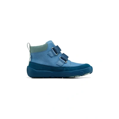 Image de Affenzahn Chaussure mi Saison Cuir Friendy résistant aux intempéries, Respirant, en Cuir, avec Semelle antidérapante et réflecteurs, Tailles 21 32 Requin Bleu Foncé