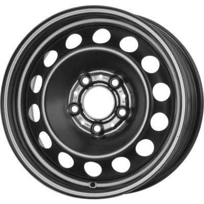 Image de ALCAR 5Trou 17Pouce 112mm Jante acier Stahl noire avant satiné 9788
