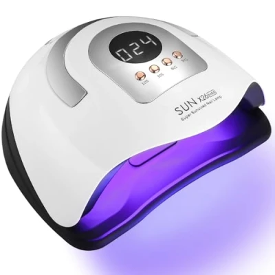 Image de JOFLVA 380W Lampe UV LED Ongles Gel, Professionnel Sèche Automatique, Séchage Rapide, 81 Lampe, Grand LCD Ecran, 4 Minuteries 10s/30s/60s/99s pour Vernis Semi Permanent, Gel et