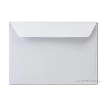 Image de Enveloppes format B6 12 x 18 cm Avec rabat autocollant Blanc 90 g/m² 100 Umschläge weiss