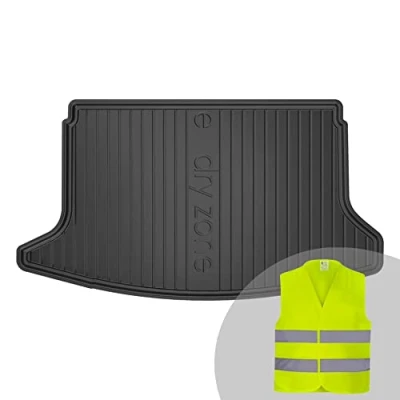 Image de FROGUM DryZone Tapis de Coffre Pratique pour Hyundai i30 III N Performance Depuis 2017 Bord Haut Matériau TPE Durable Robuste et résistant