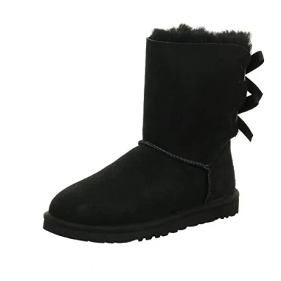 Image de UGG Mixte enfant Bailey Bow Ii Botte tendance, Noir, 32.5 EU