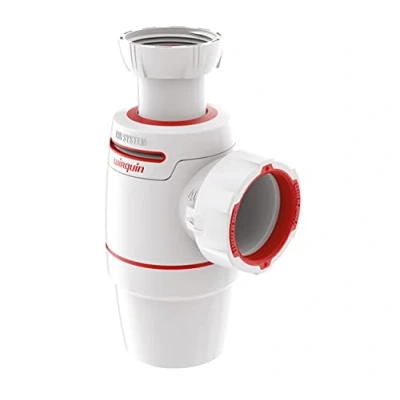 Image de Wirquin 30722146 Siphon d&#039;évier Néo Air ⌀40 mm zéro fuite, blanc