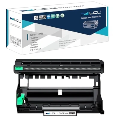 Image de LCL Tambour Compatible DR2400 DR 2400 12000 Pages (1Noir) Remplacement pour Brother HL L2350DW L2310D L2357DW L2375DW L2370DN/HL 2370DW /MFC L2710DN MFC L2710DW L2730DW L2750DW