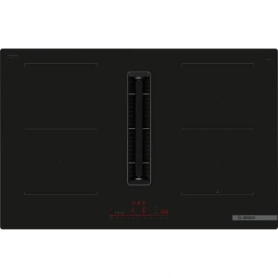 Image de Table induction Aspirante BOSCH SER6 PVQ811H26E Noir 4 foyers Home Connect L802xP522 mm