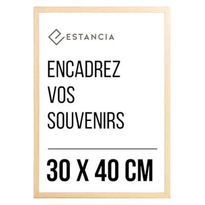 Image de Estancia Cadre En Bois De Chêne 30x40 cm Moderne Photo 30 x 40 40x30